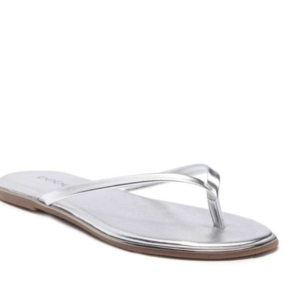 Bebe Silver Thing Sandals